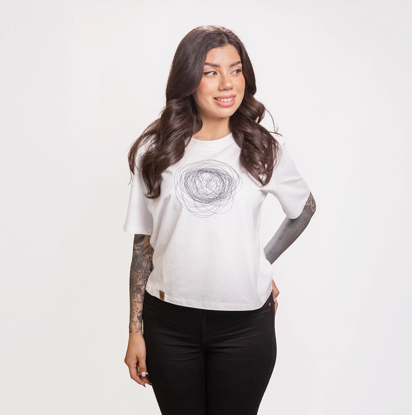 Polera Sludge Negra Mujer