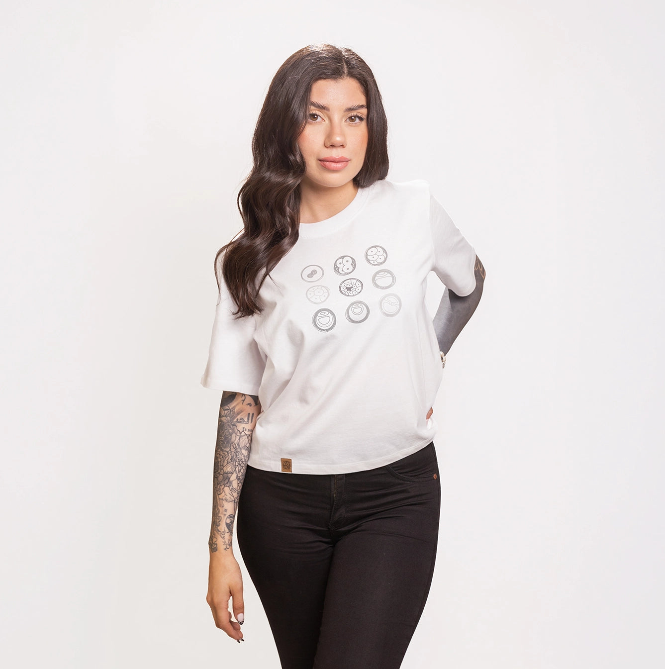 Polera Fertilization Negra Mujer