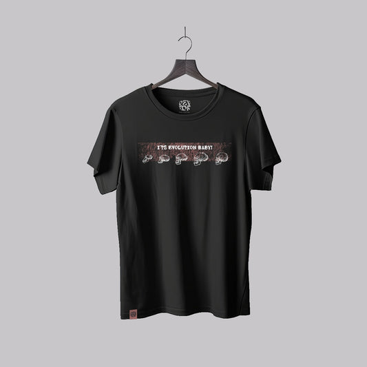 Polera Evolution Negra Hombre