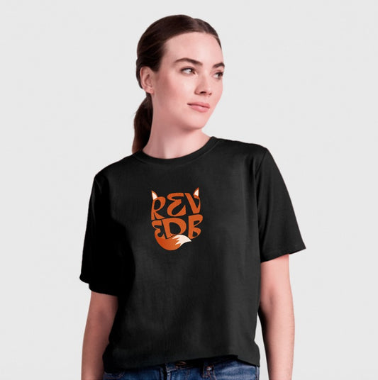 Polera Foxy Negra Mujer