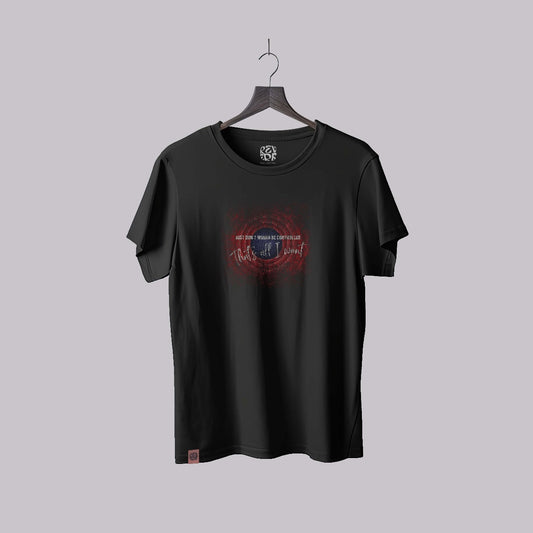 Polera All i Want Negra Hombre