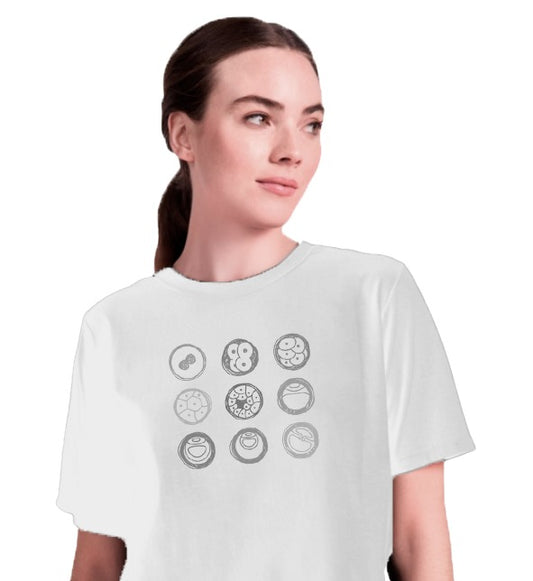 Polera Fertilization Blanca Mujer