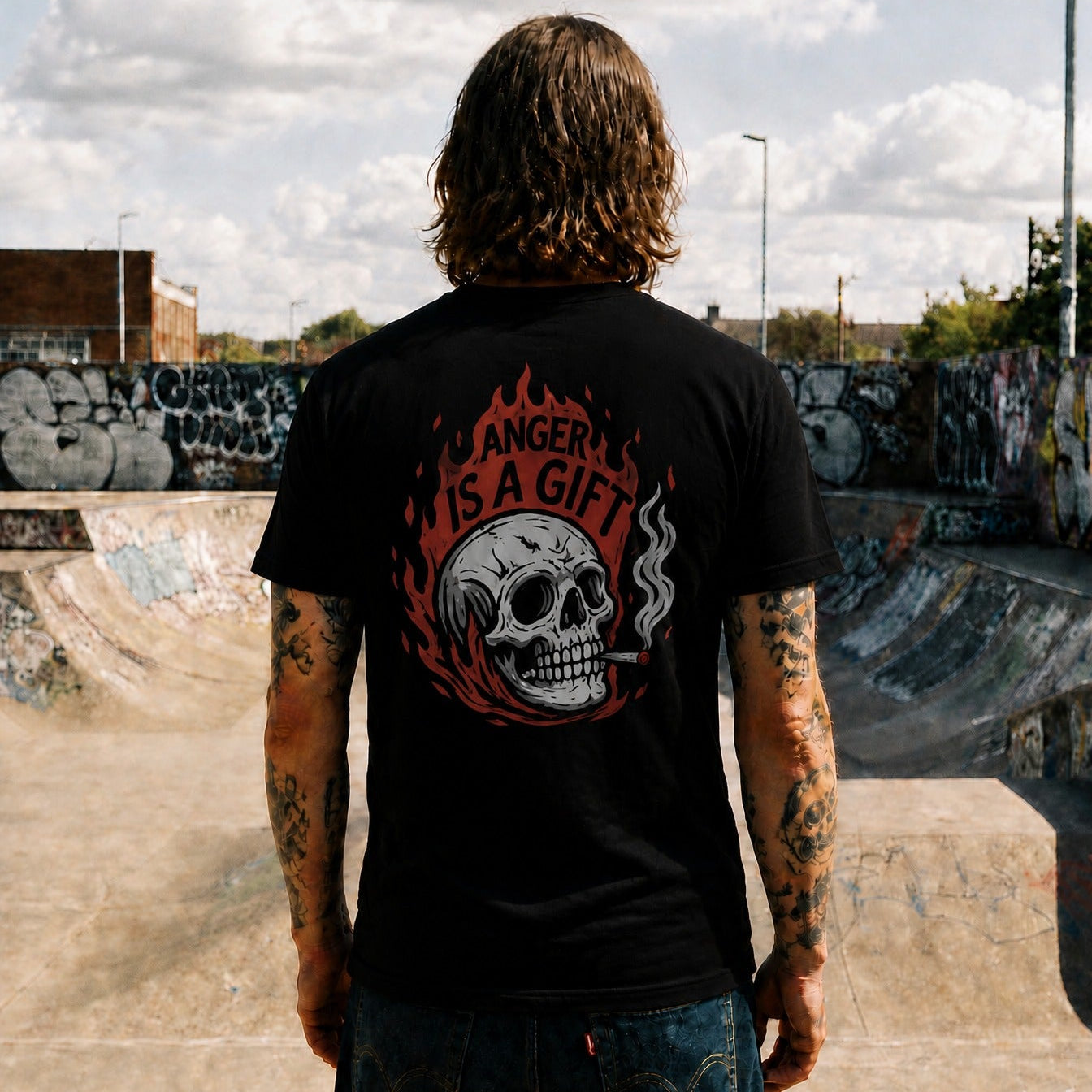 Polera Oldbrother - Anger is a gift