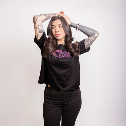 Polera Wah Negra Mujer