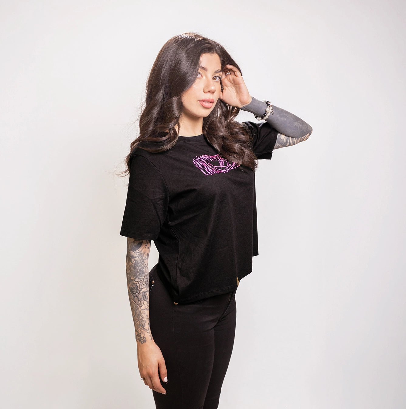 Polera Wah Negra Mujer