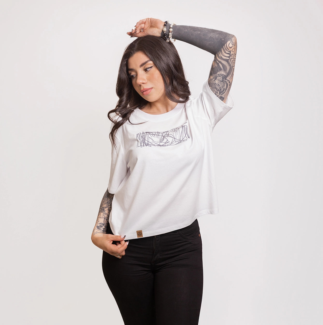 Polera Wah Blanca Mujer