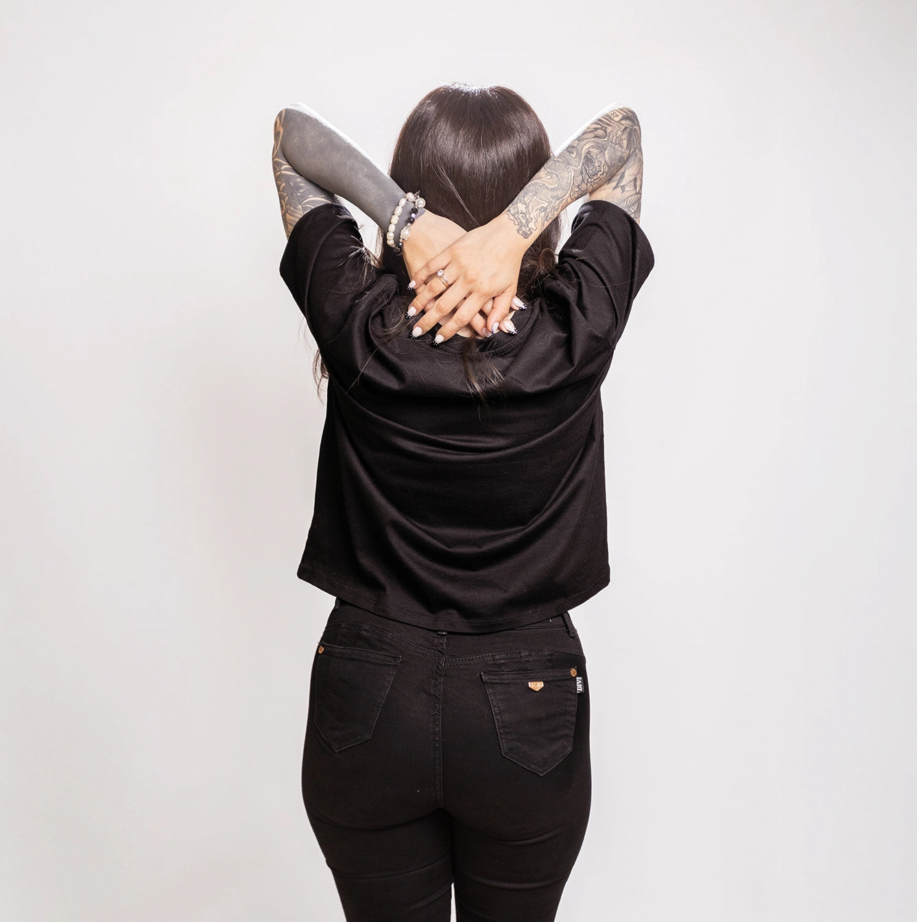 Polera Melt Negra Mujer