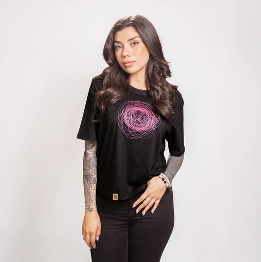 Polera Sludge Negra Mujer