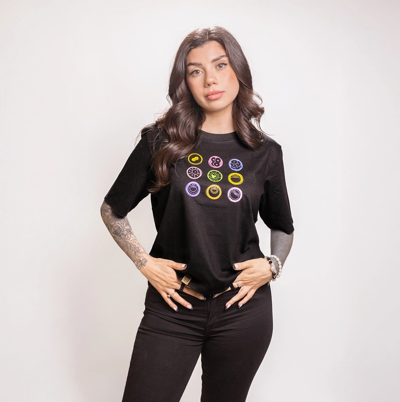 Polera Fertilization Negra Mujer