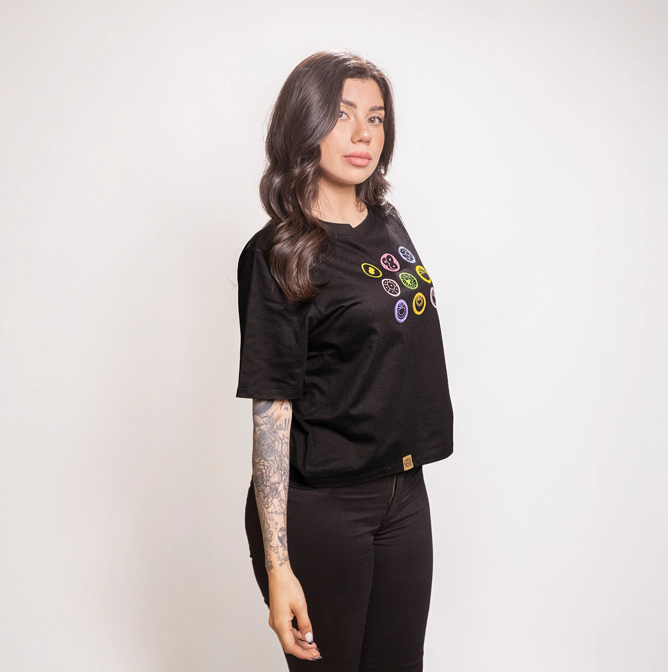 Polera Fertilization Negra Mujer